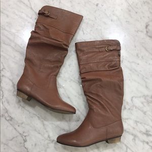 NWT Steve Madden Craave Tan Leather Boots